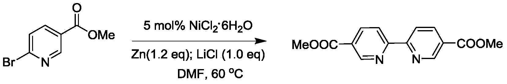 Synthesis method of dipyridyl derivative or analogue