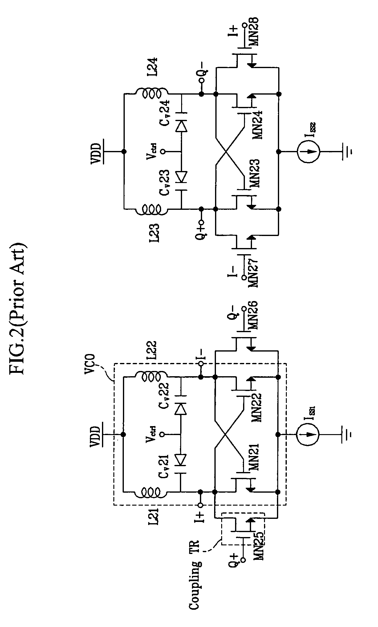 Source-injection parallel coupled LC-quadrature voltage controlled oscillator