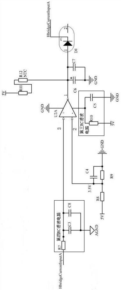 A DC brushless motor starting protection circuit