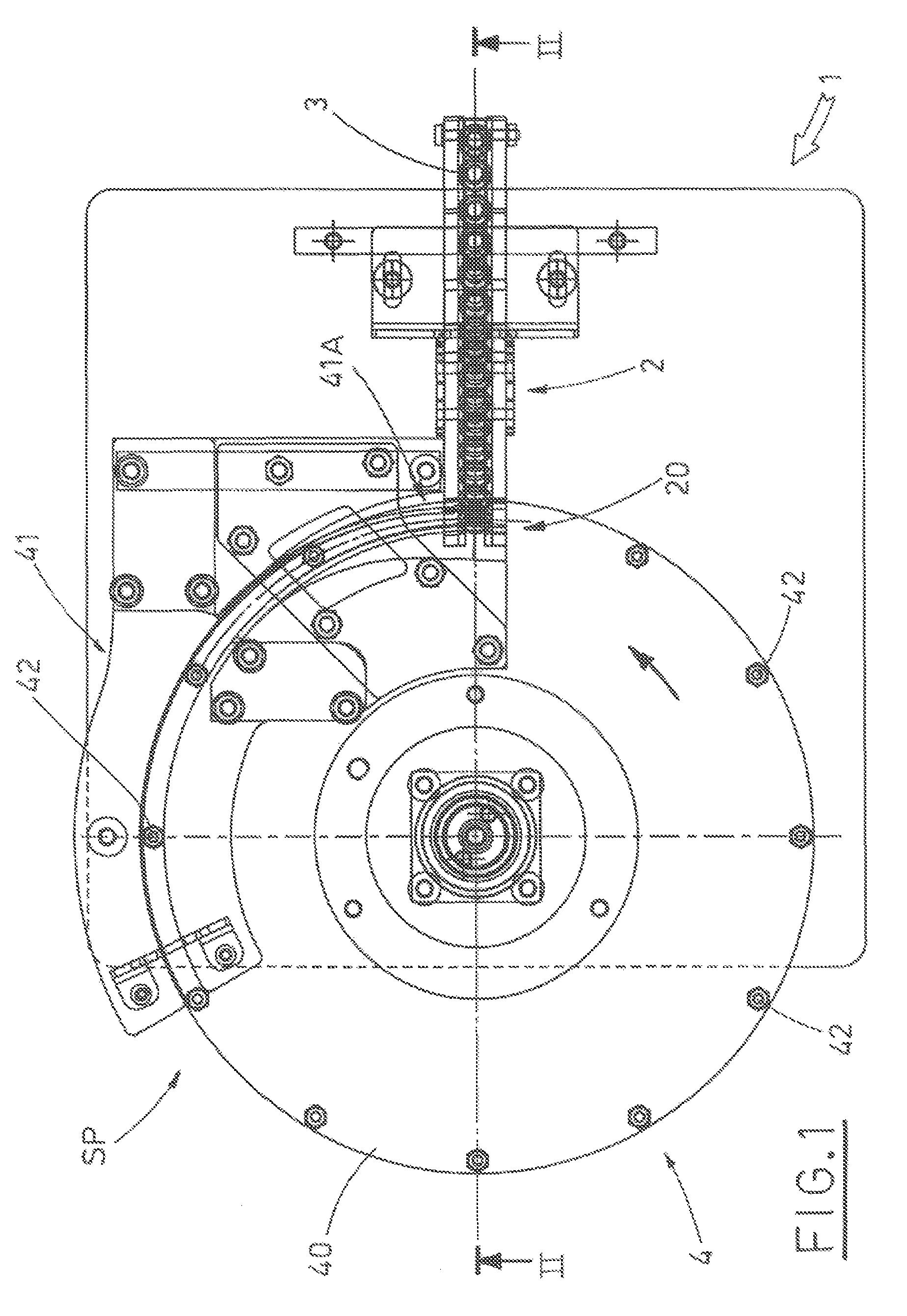 Device for feeding articles, in particular corks, to a pick-up station