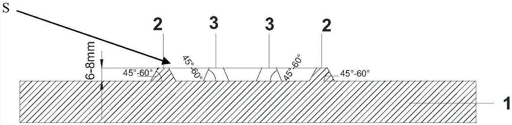 Novel floor tile prevented from shedding from cement mortar layer and construction method of novel floor tile