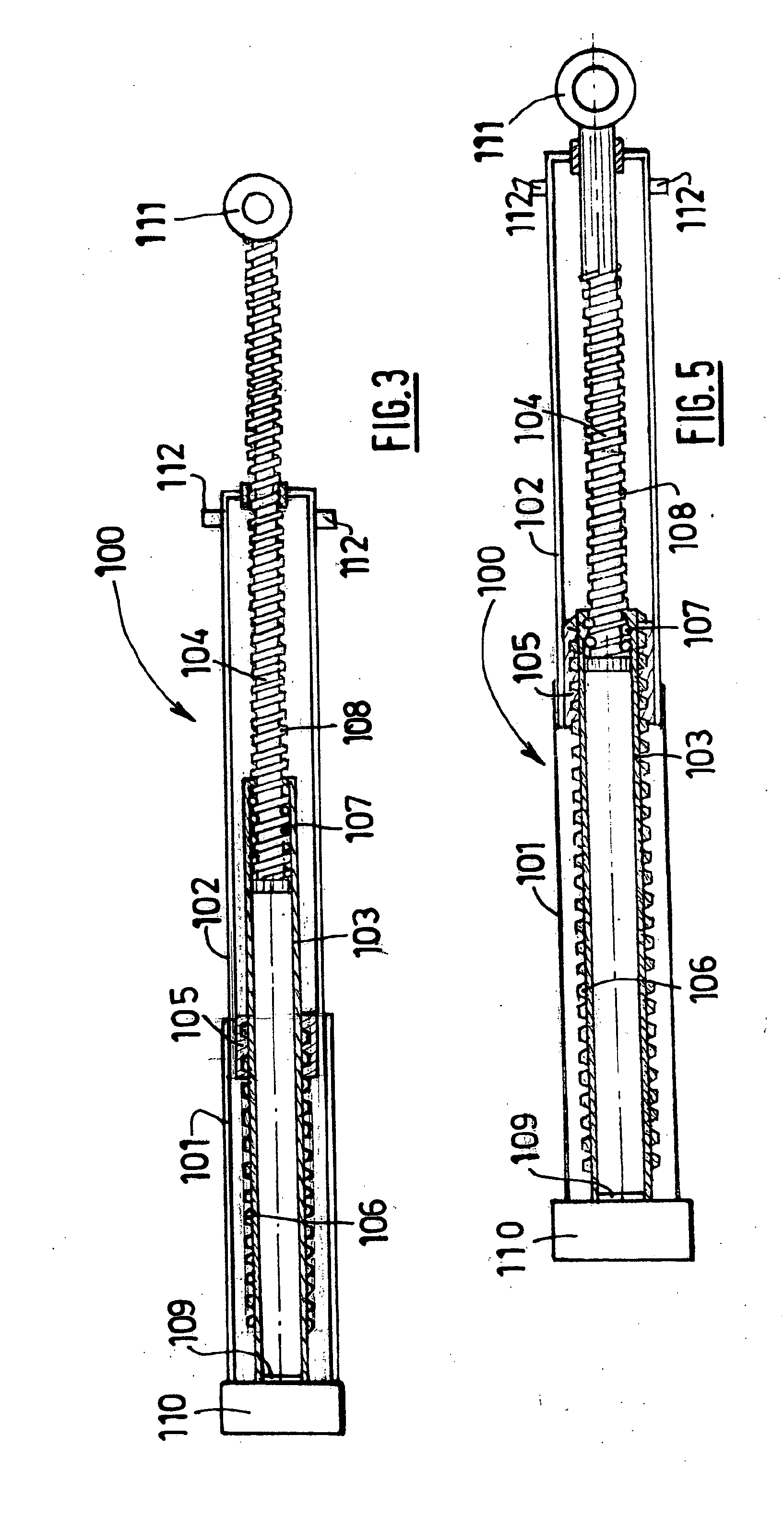 Multiple-acting linear actuator