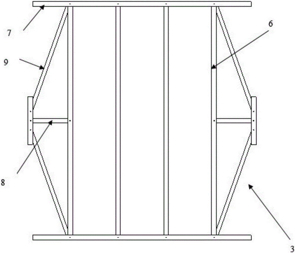 Overall-prefabricated light steel keel combined wall-column synergistic shear resistant member and assembly method