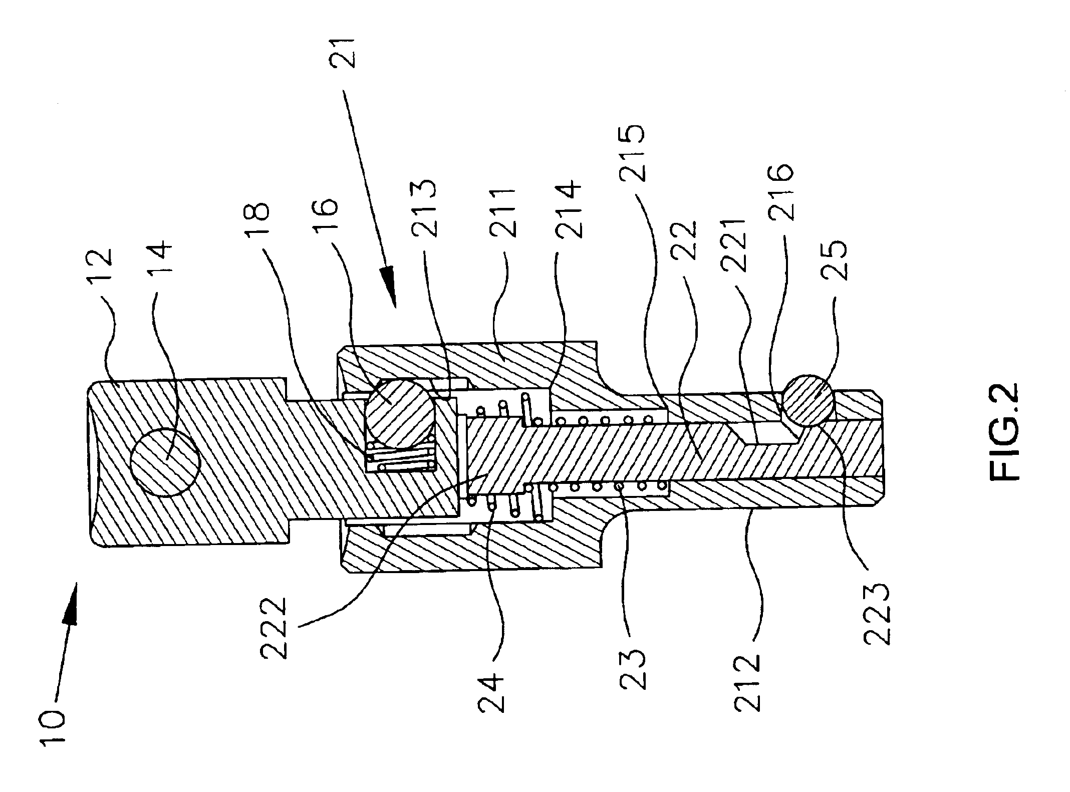 Connector of hand tool