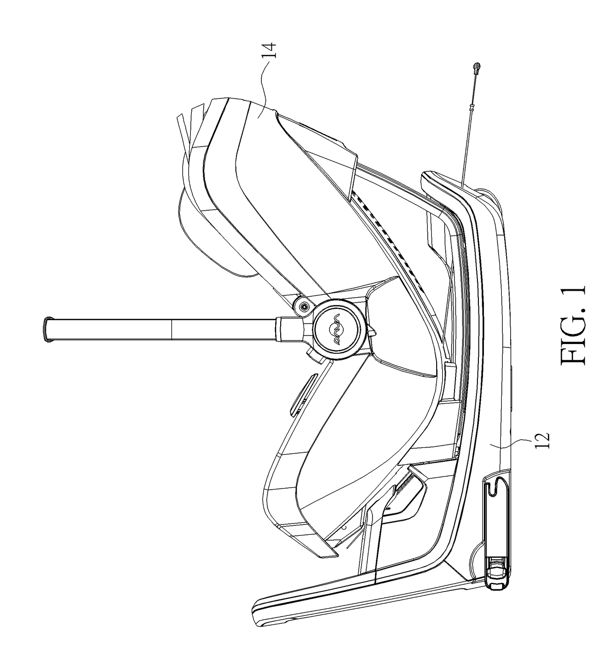Safety belt assembling device capable of assembling a child restraint system with a vehicle seat