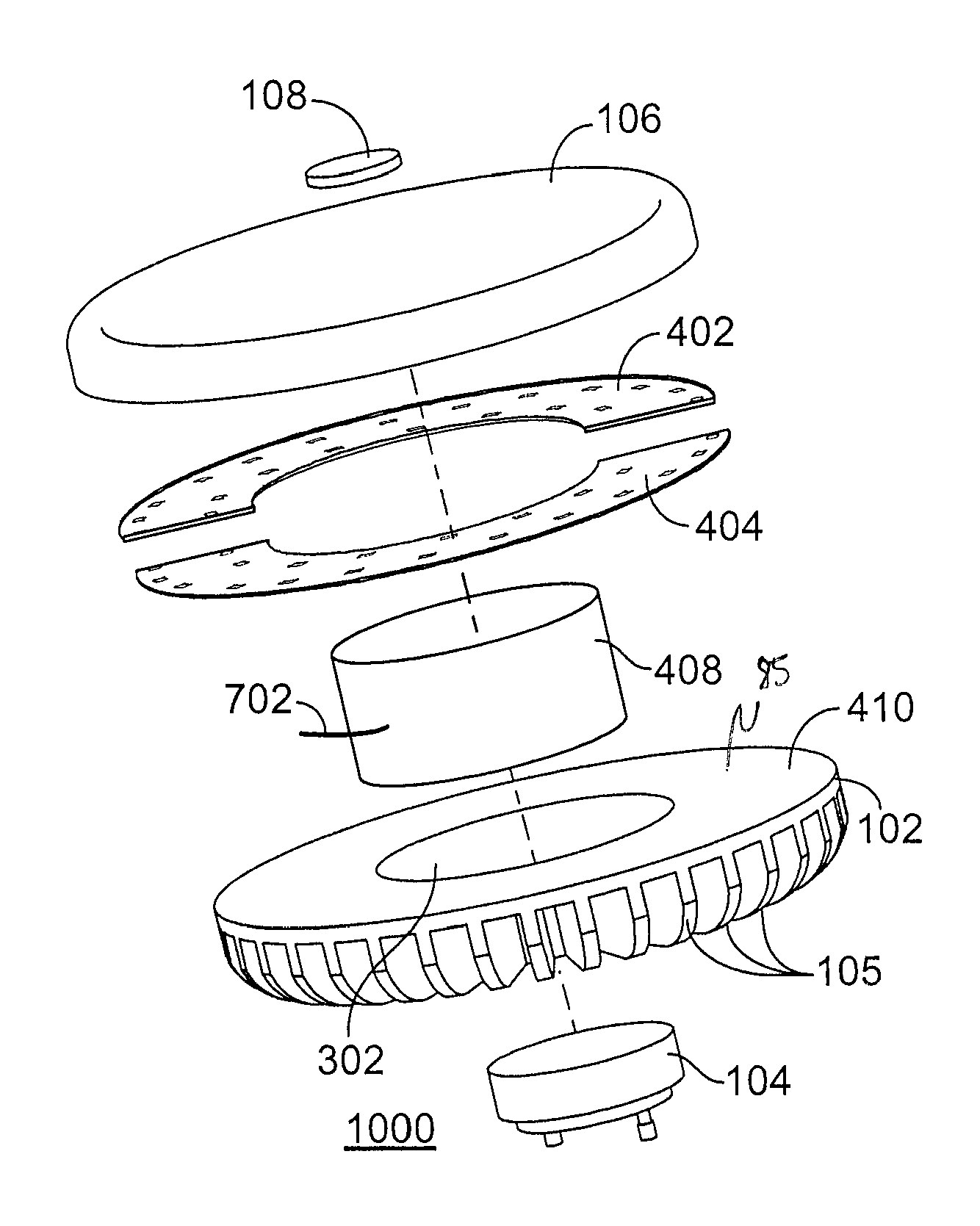 LED illumination device with isolated driving circuitry