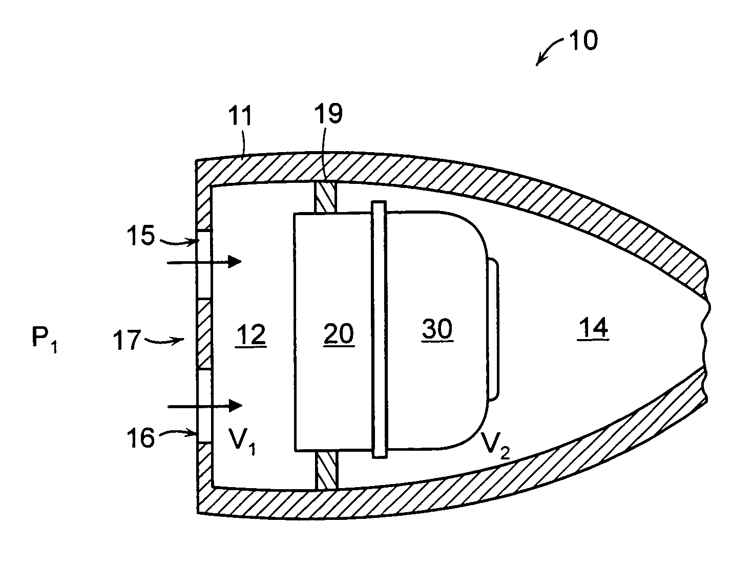 Hearing aid with tuned microphone cavity