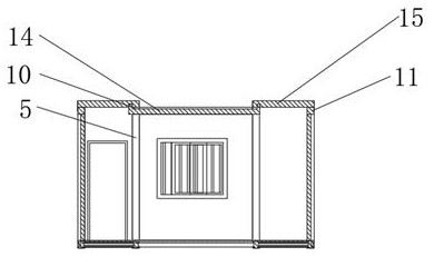Fabricated building connecting and fixing system with telescopic structure steel box modules as units