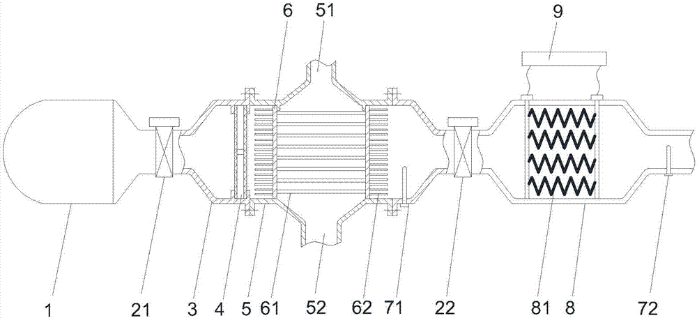 Passenger car heat generating device and control system thereof