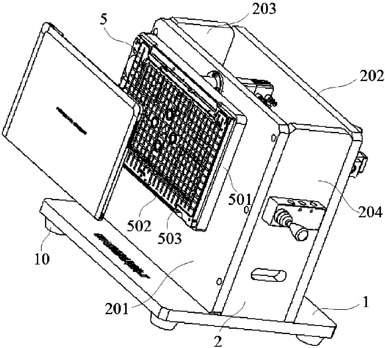 Auxiliary clamp for grinding mobile phone component