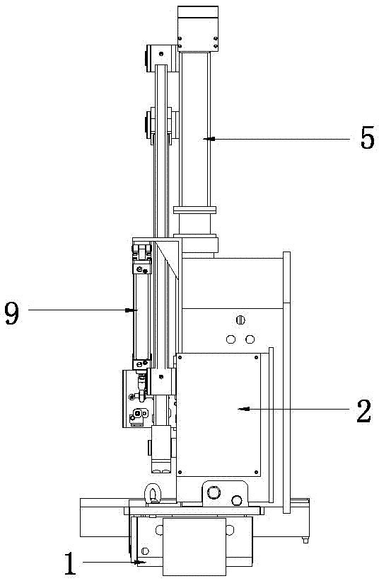 Servo connection rod spraying machine