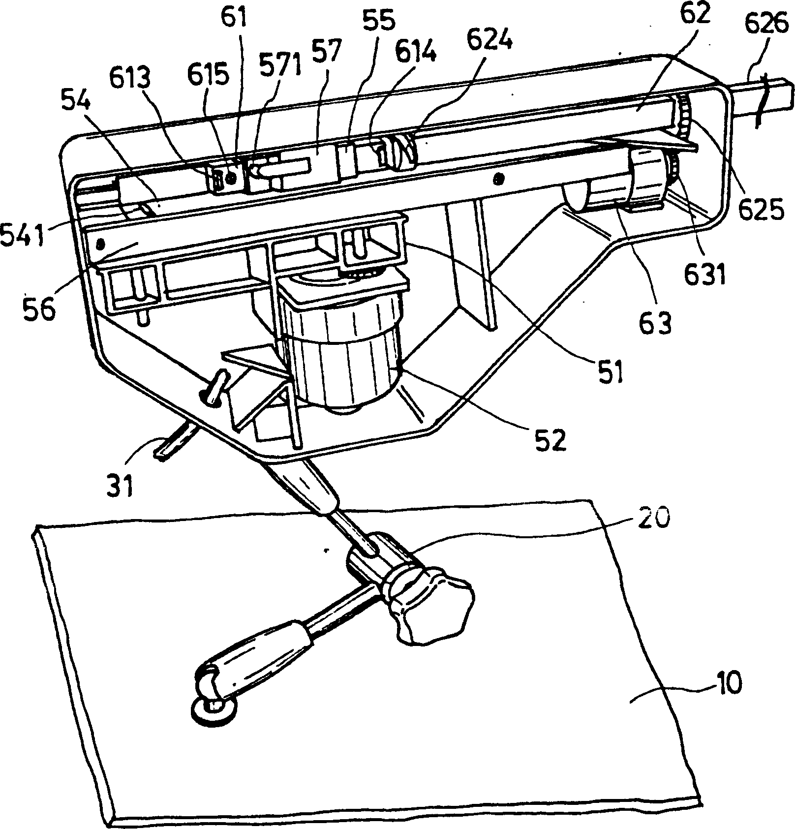 Structure of messaging device