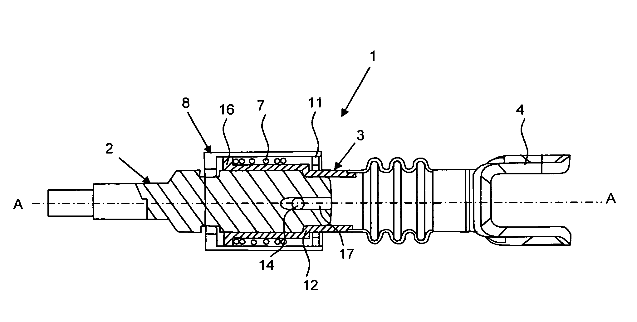 Steering Spindle Arrangement