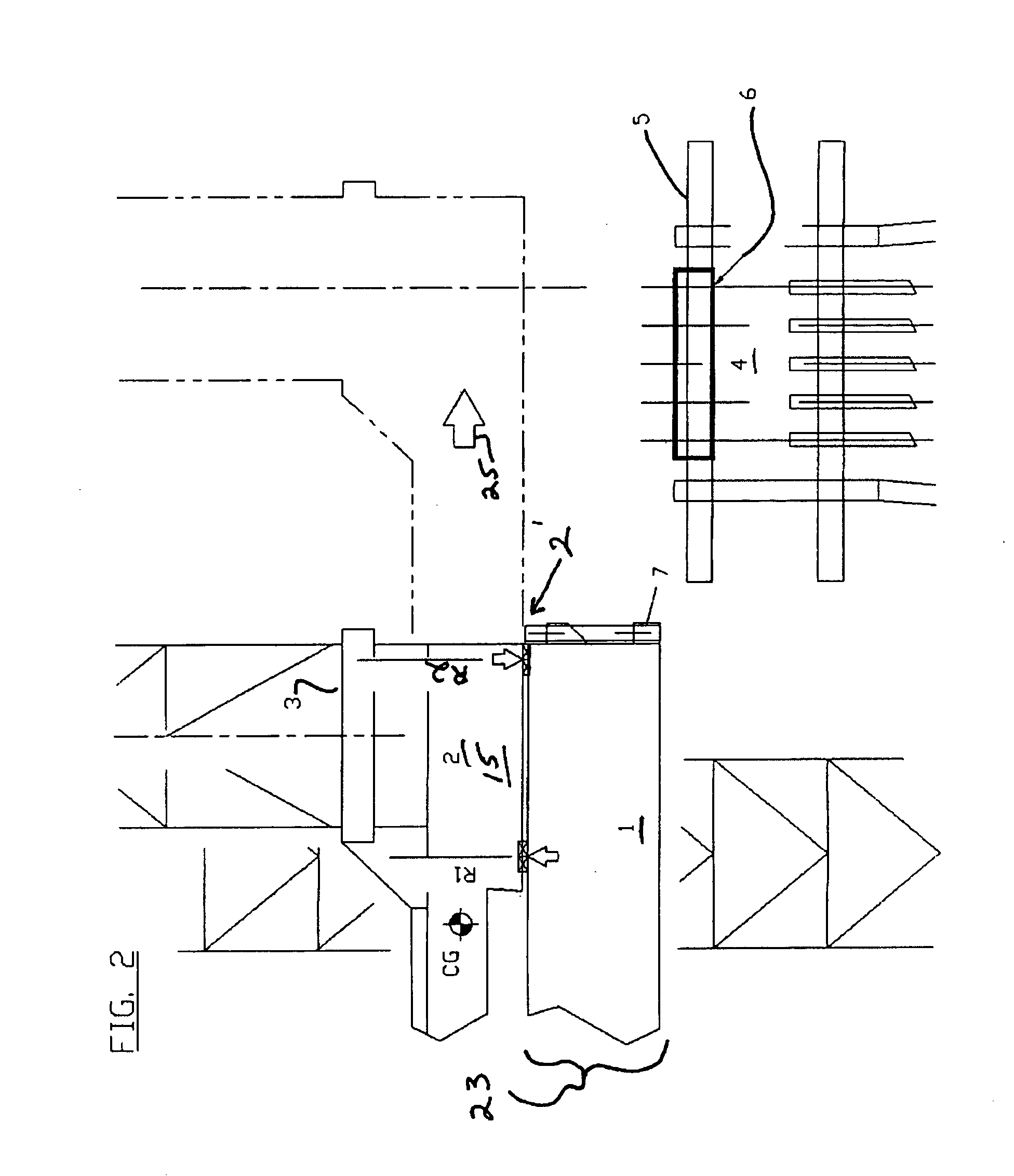 Auxiliary reaction frame system for cantilevered jack-up rigs, and method therefore