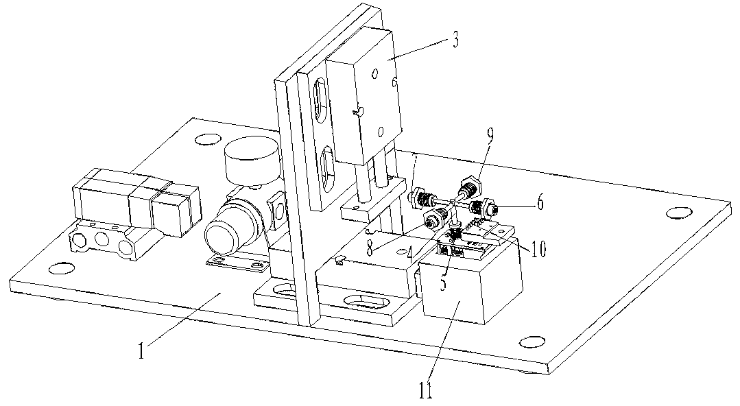 Testing equipment for rearview mirror adjusting switch circuit board