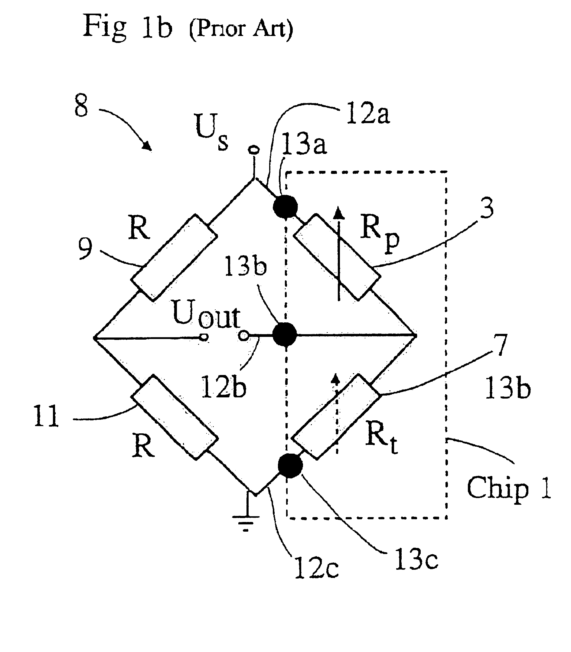Sensing device and method for measuring features in a fluid