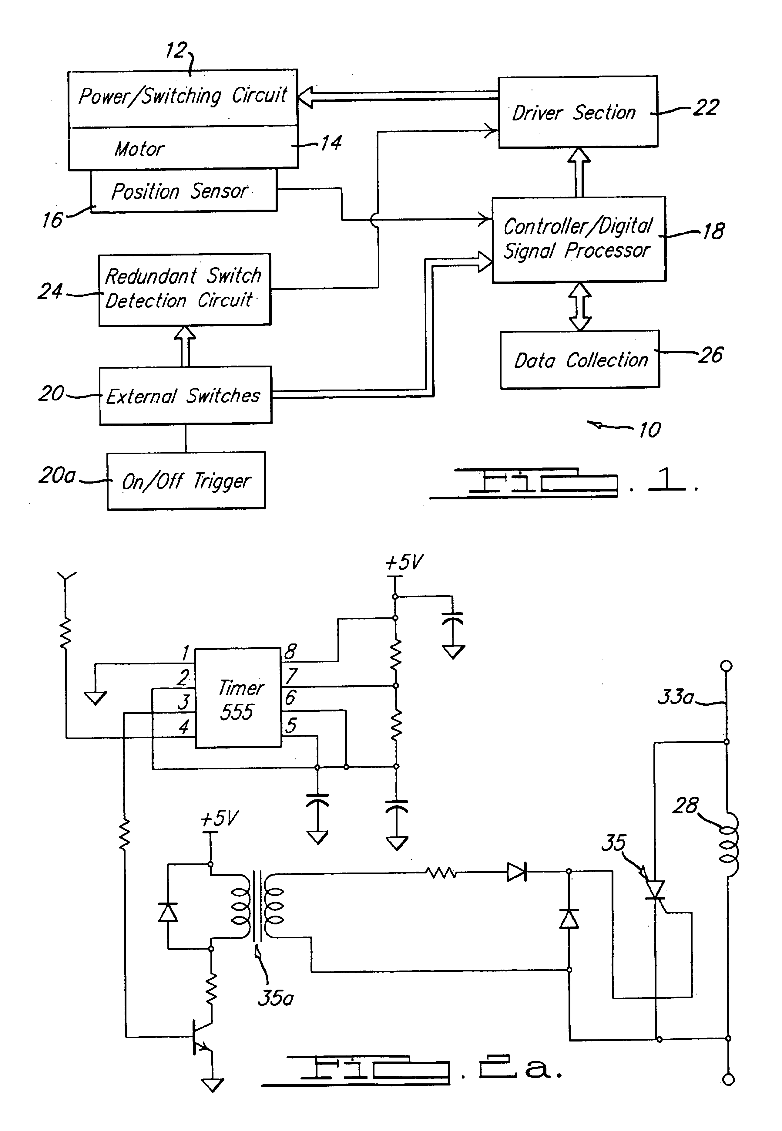 Excitation circuit and control method for flux switching motor