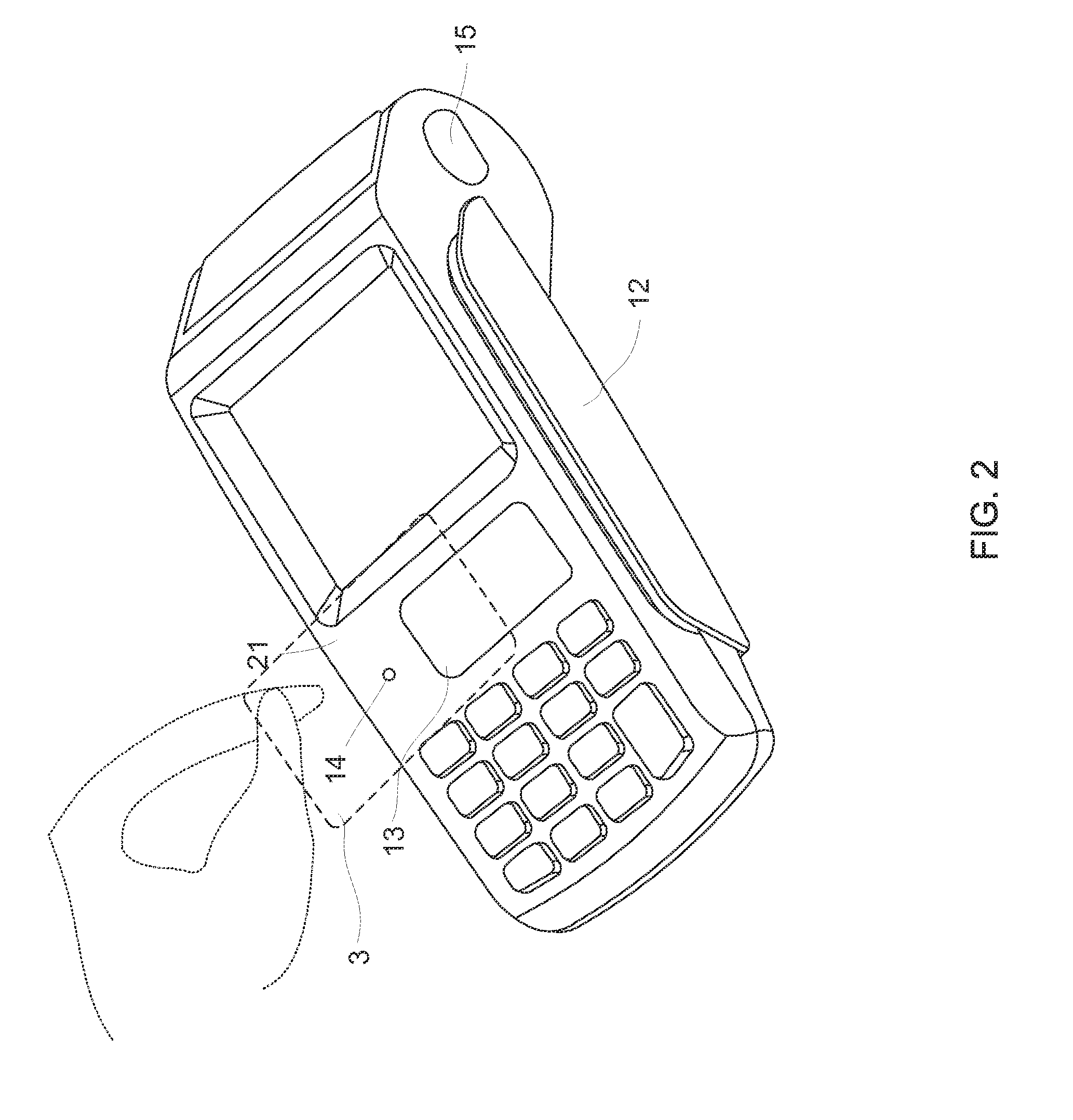 Transactional Device Having Element for Identifying Wireless Sensing