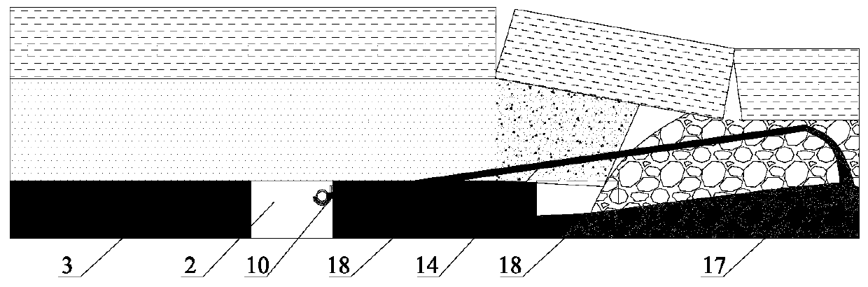 Waste rock slurry pipeline coordinated method for coal mining working face