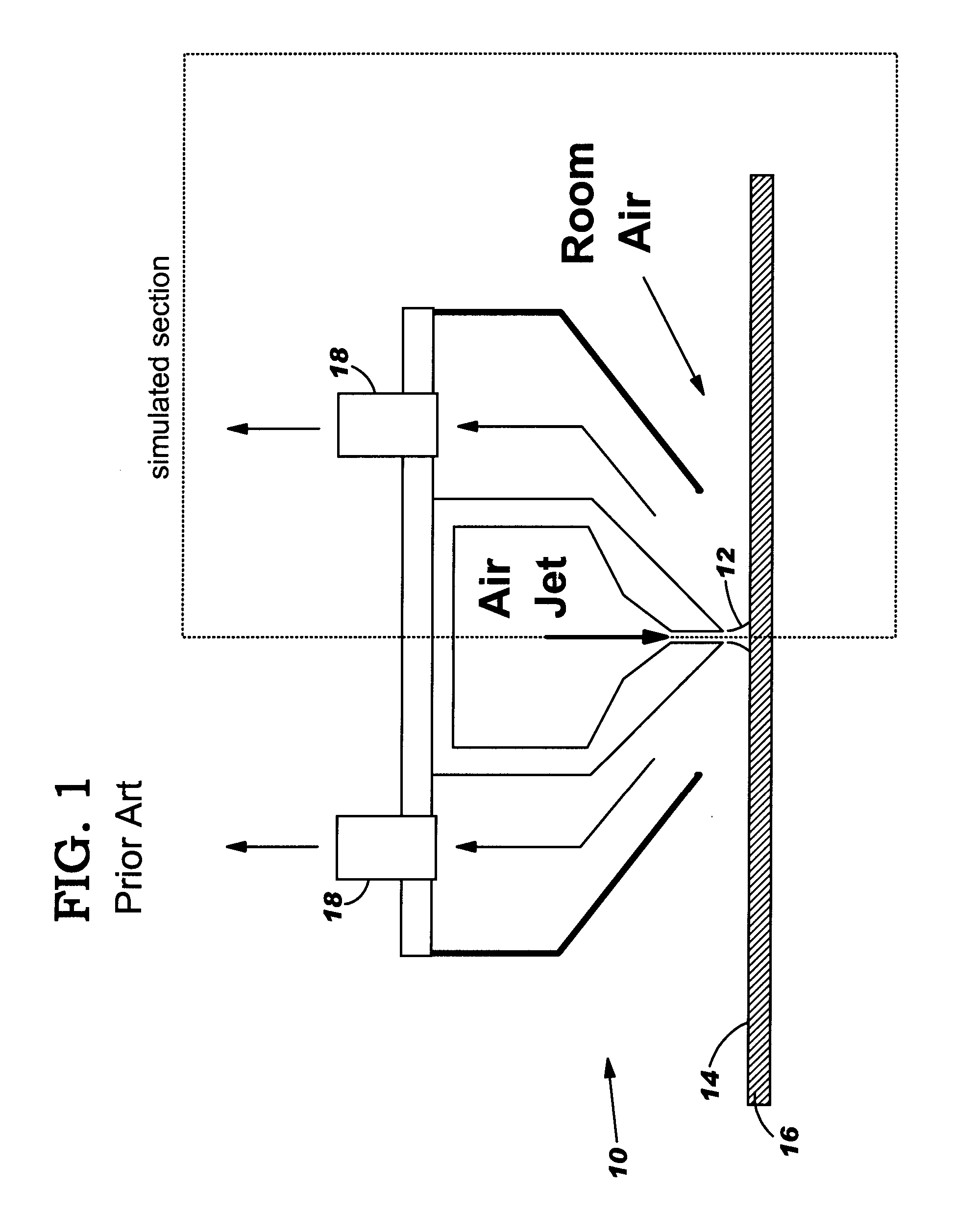 Non-contact fluid particle cleaner and method