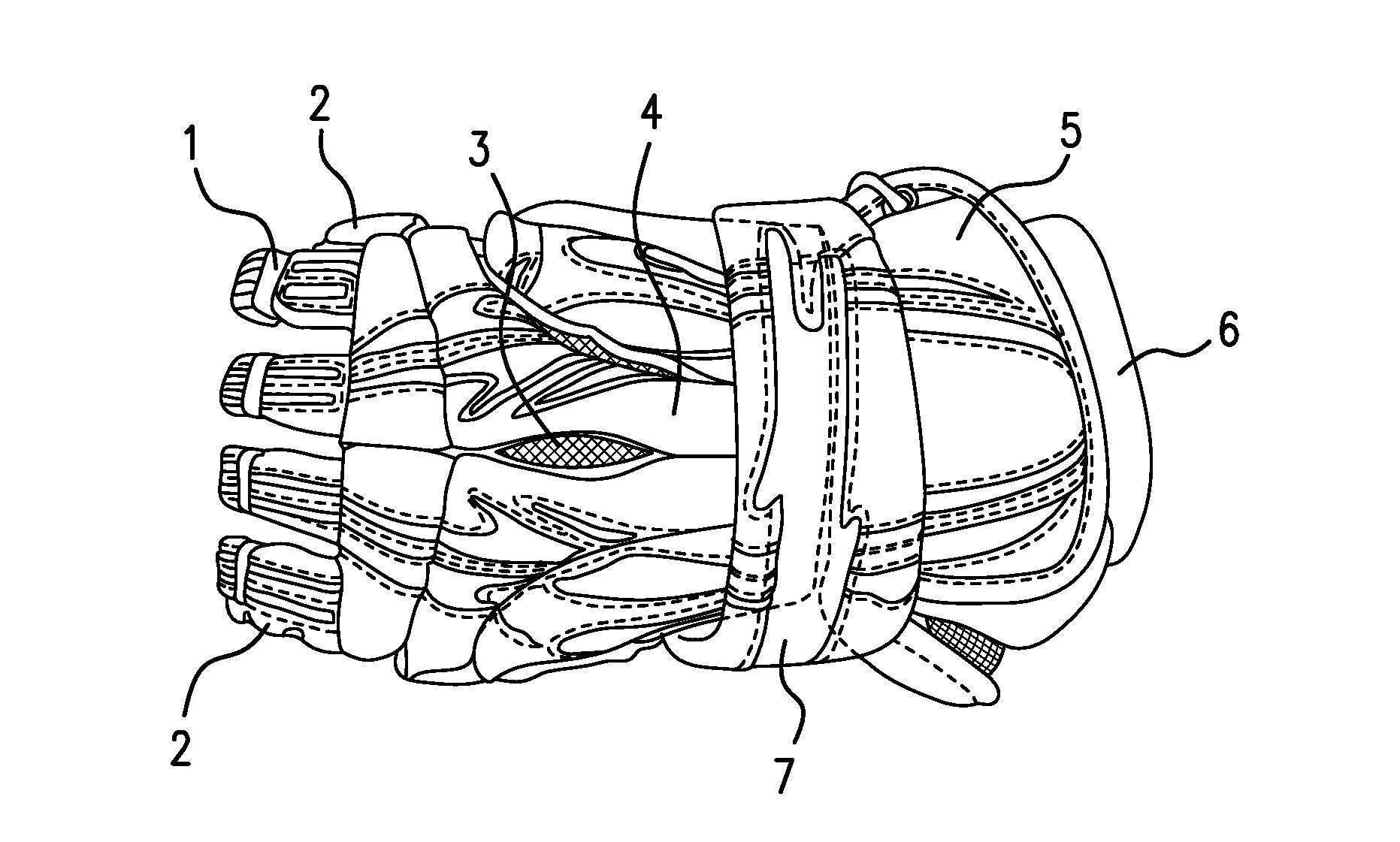 Form-fitting stick sports gloves