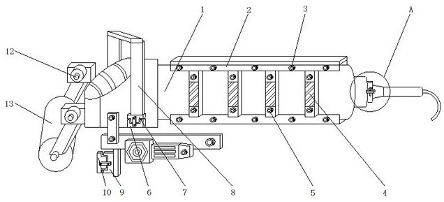 Wood grooving machine with tool bit convenient to replace