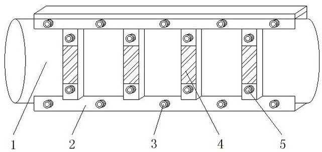 Wood grooving machine with tool bit convenient to replace