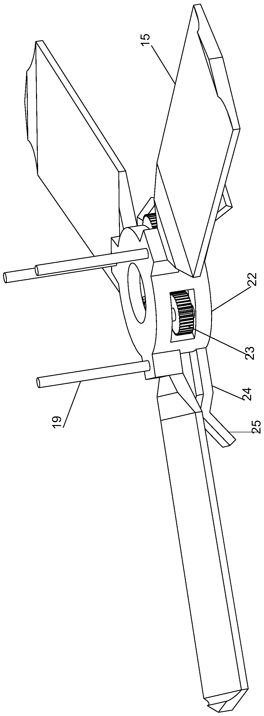 Airing device for medicinal material planting