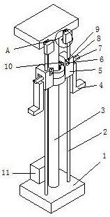 A high-tower signal pole lowering device that facilitates the rapid evacuation of operators