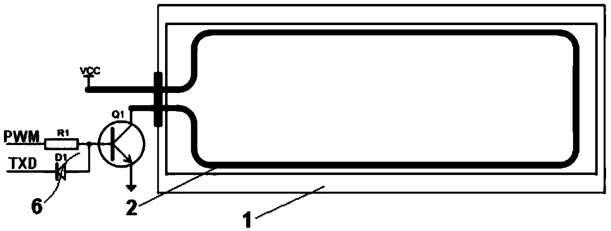 Liquid crystal heating device with communication function and control method