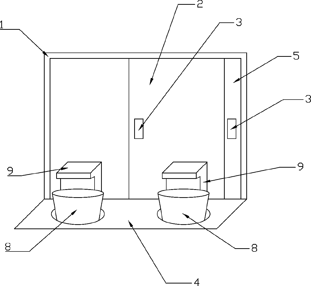 A window structure capable of rotating flower pots