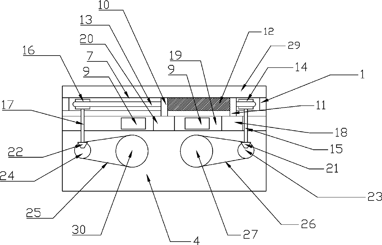 A window structure capable of rotating flower pots