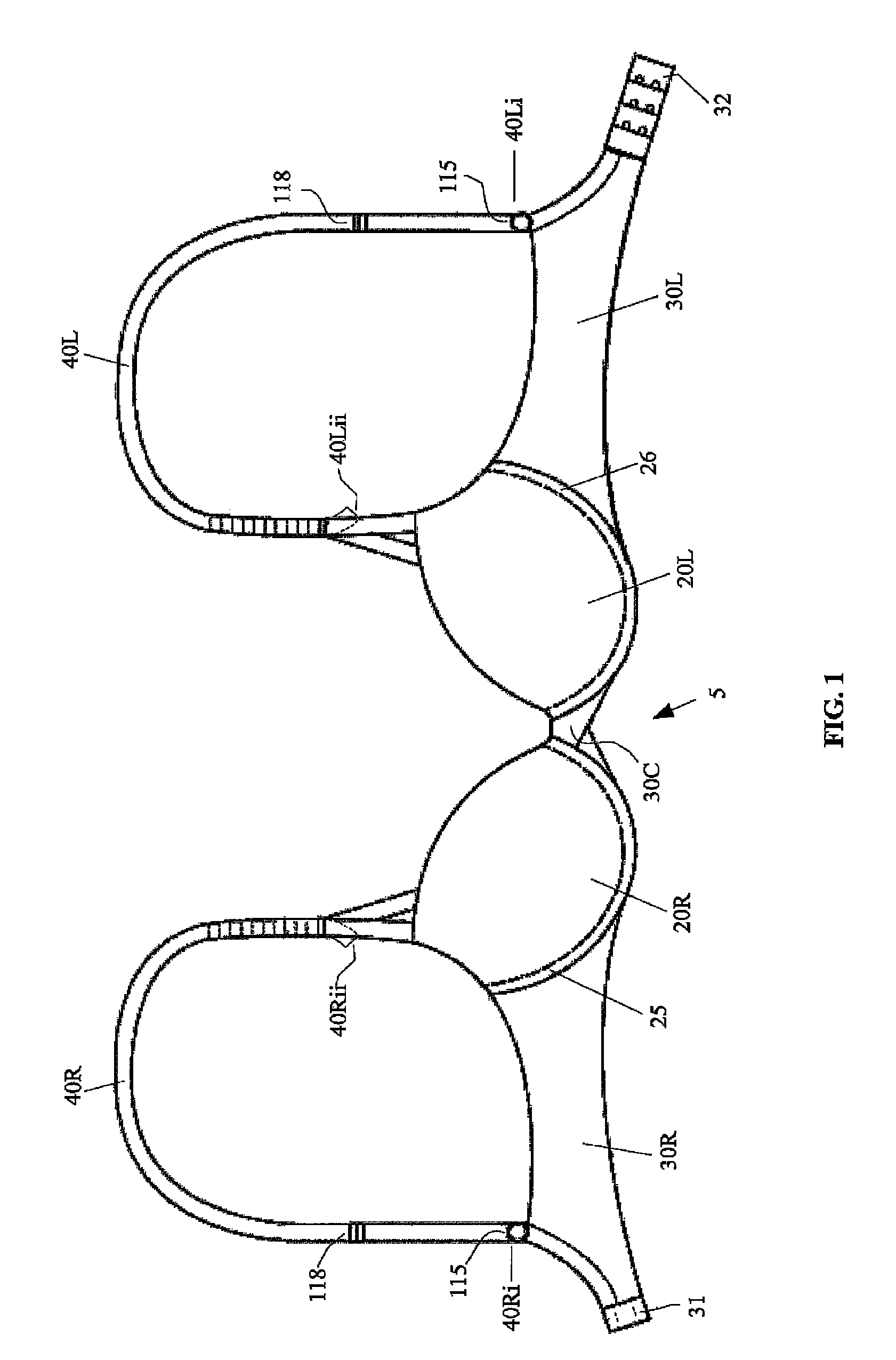 Brassiere with customizable vertical lift