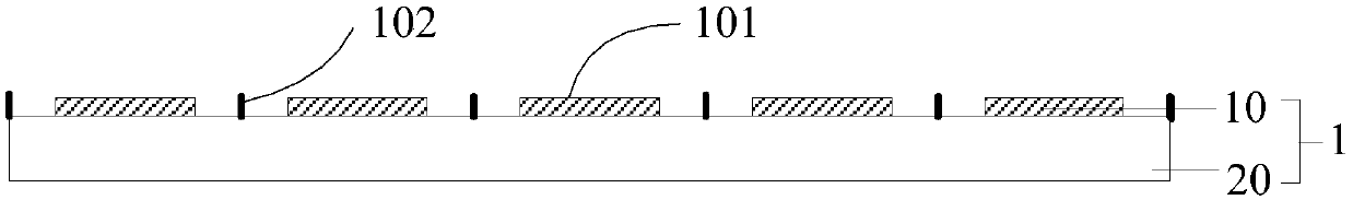 High-precision positioning method for LED chip array arrangement