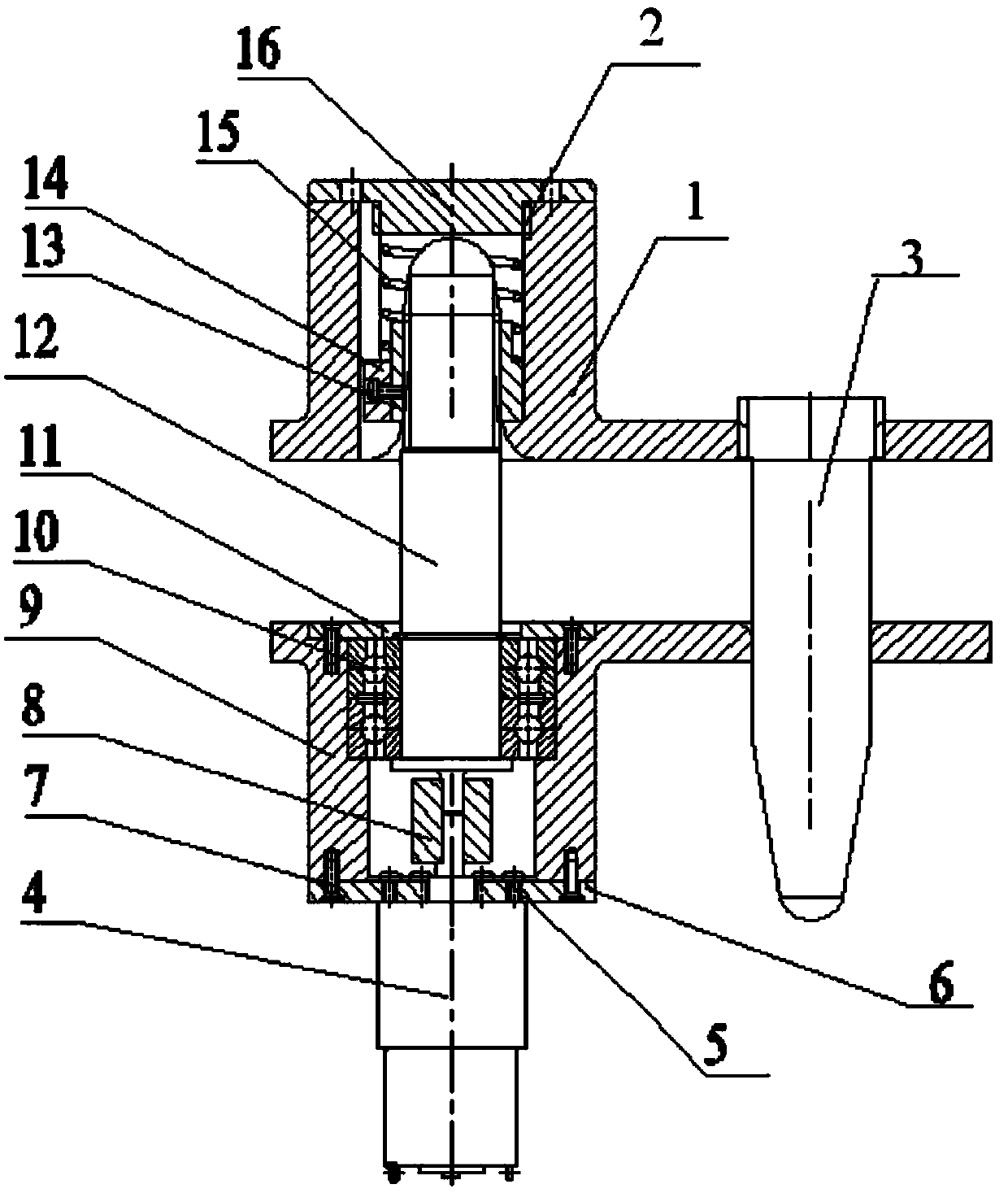 Connecting lock for spacecraft docking