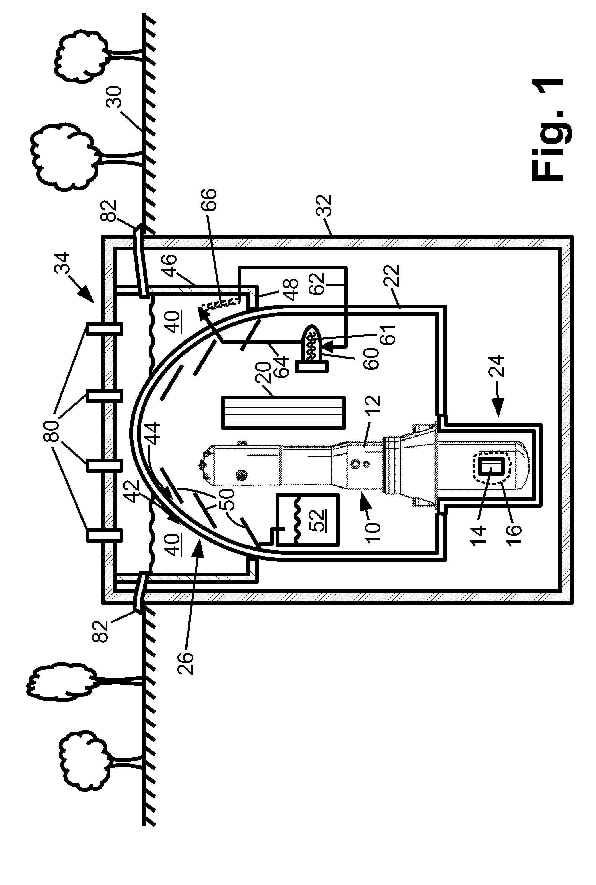 Pressurized water reactor with compact passive safety systems