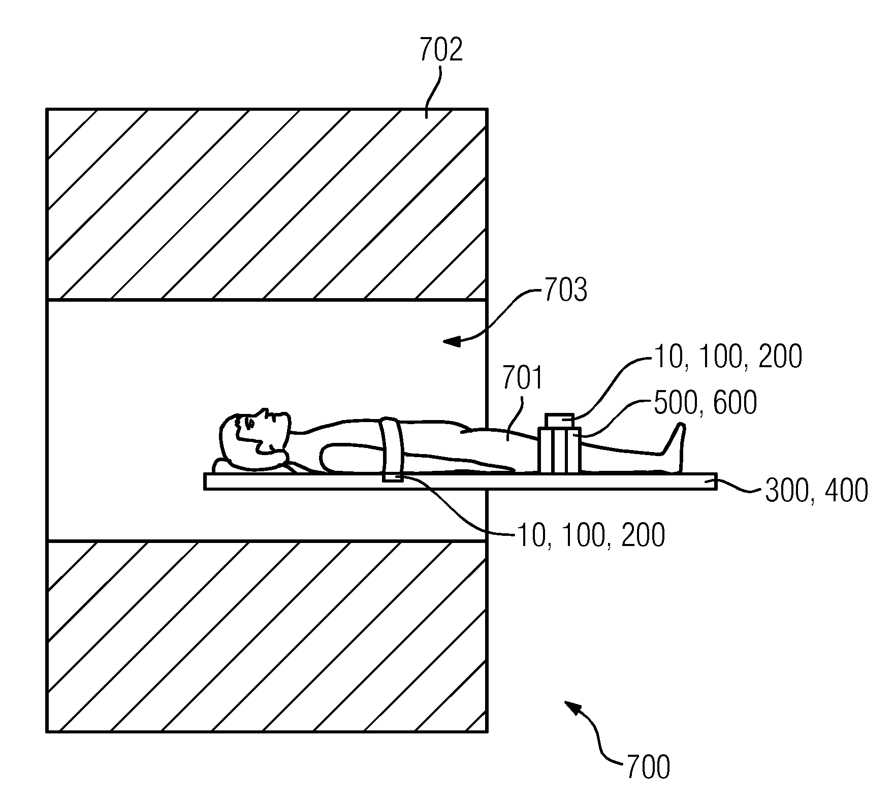 Medical Securing Unit and Medical Imaging Apparatus with the Medical Securing Unit