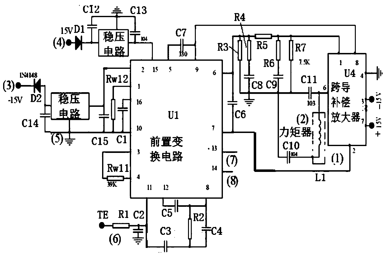 Implementation method of high-temperature quartz flexible accelerometer servo circuit