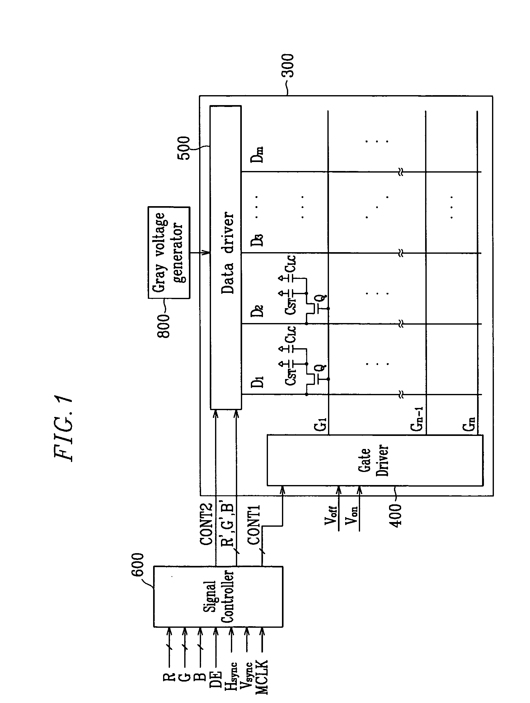 Display device and panel therefor