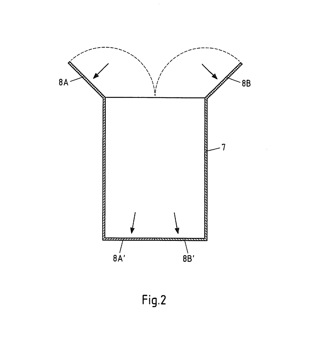 Method for treating the open cut edges of packaging material for the production of cardboard/plastics composite packaging and a packaging material, a composite packaging produced therefrom and a container for receiving packaging material