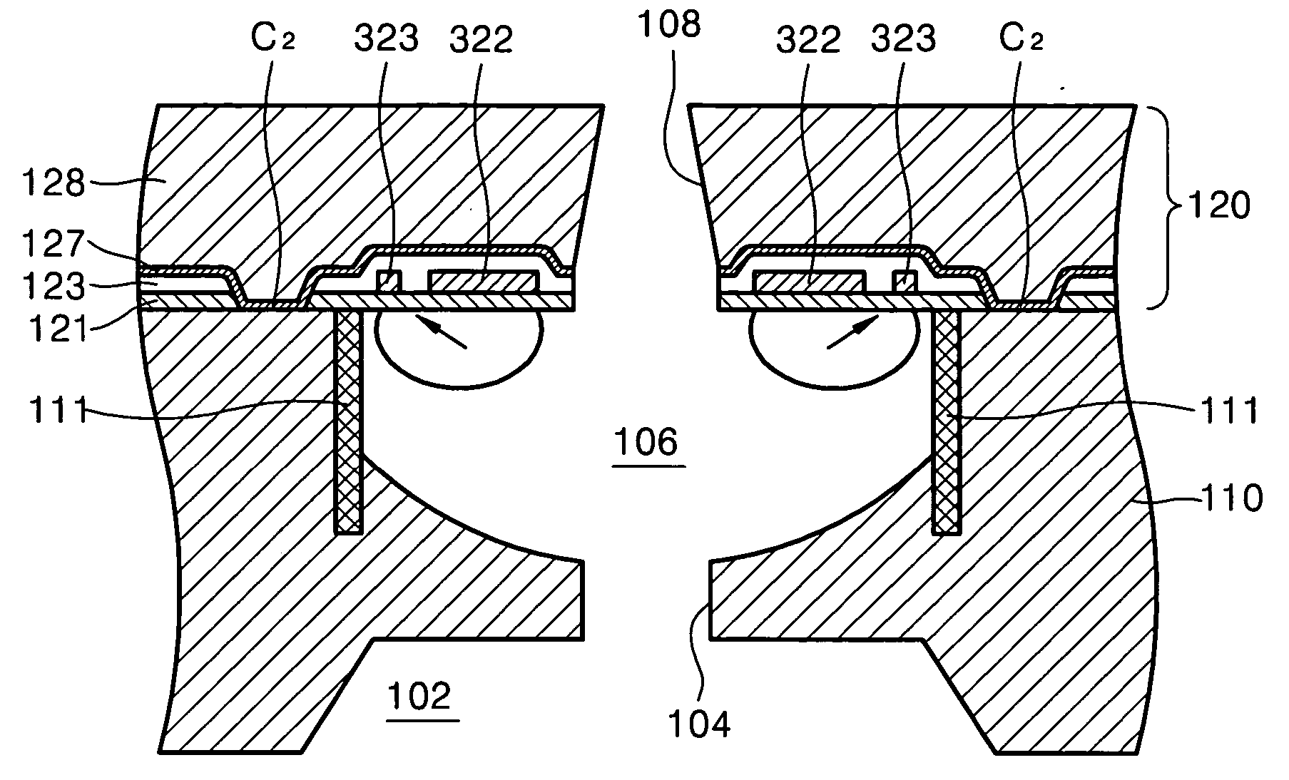 Thermally-driven ink-jet printhead capable of preventing cavitation damage to a heater