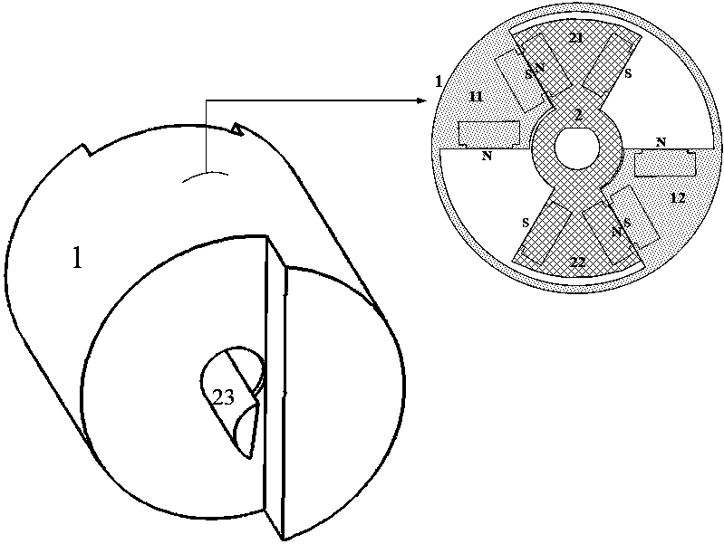 A magnetic reversing locking mechanism