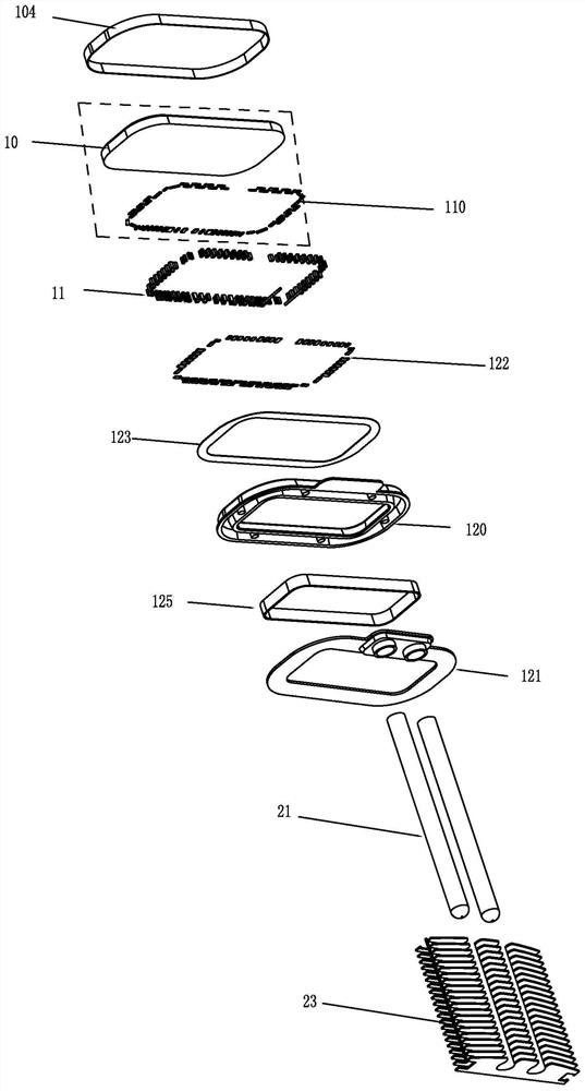 Refrigeration structure and cosmetic instrument