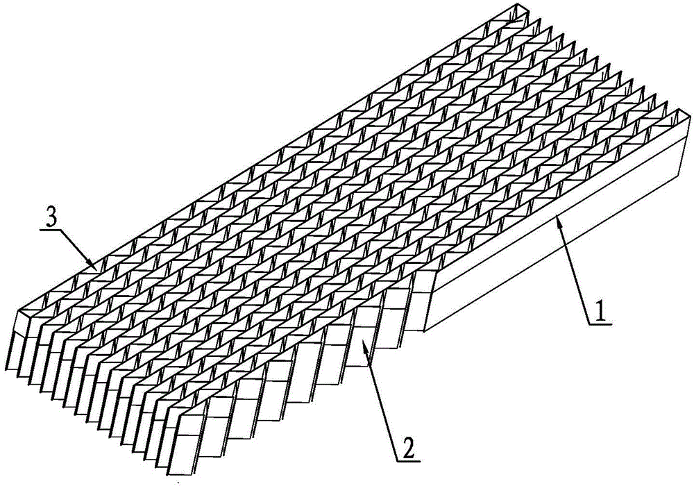 Triangular oblique surface type splash-proof denoising device