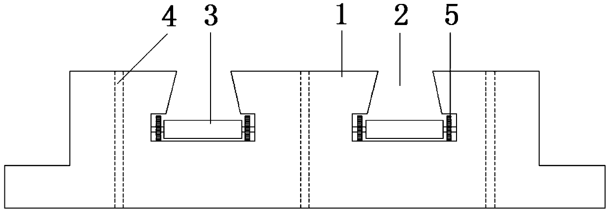 Track foundation for assembly type light steel structure building