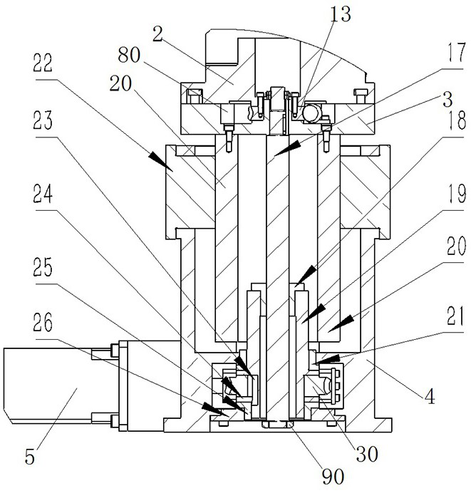 Special hob relief grinding device for numerical control lathe