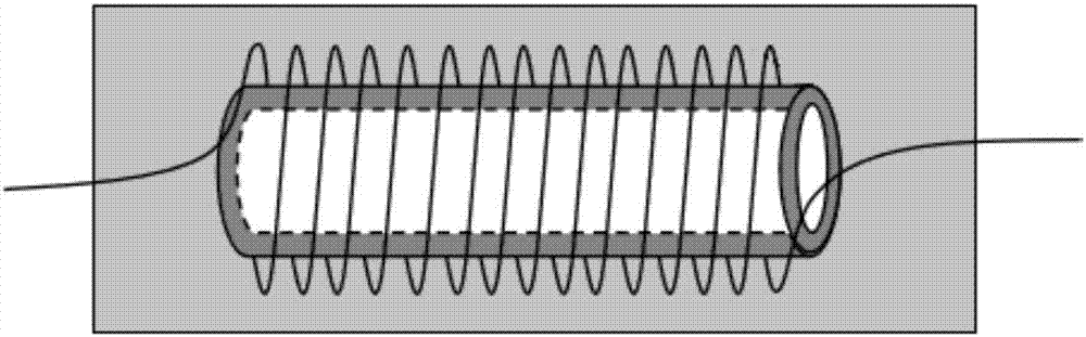 Novel fiber hydrophone sound-sensitive structure and realization method thereof