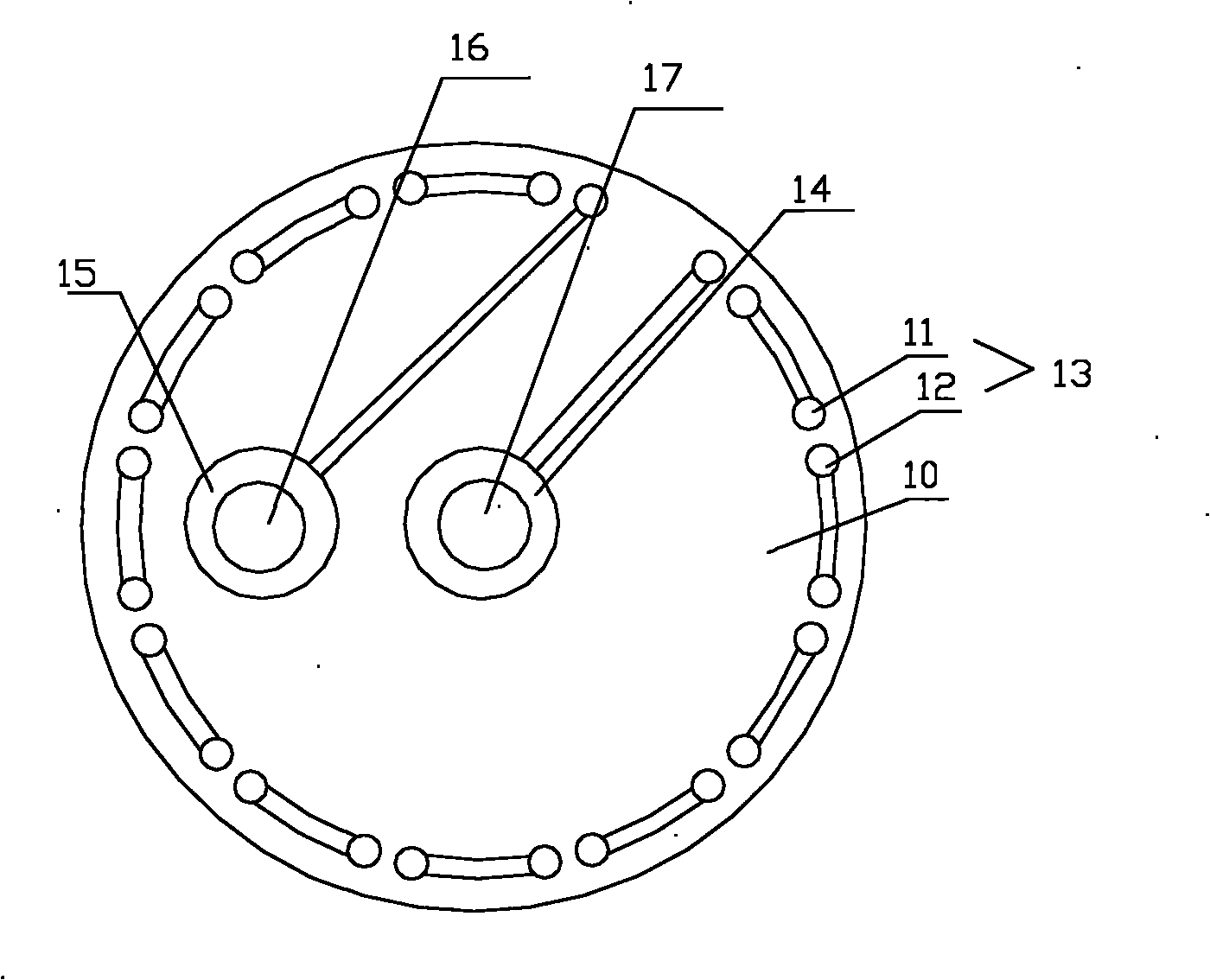 Wiring base plate structure of LED signal lamp, light source assembly and LED signal lamp