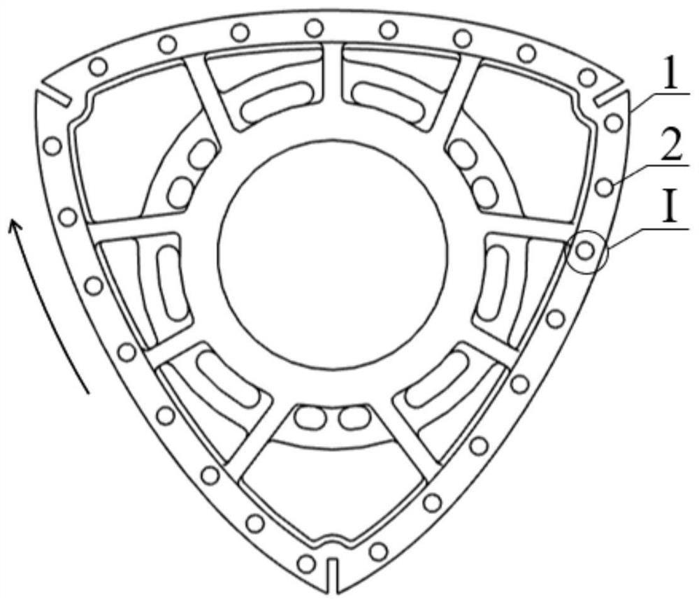 End face lubricating and sealing structure of rotor engine