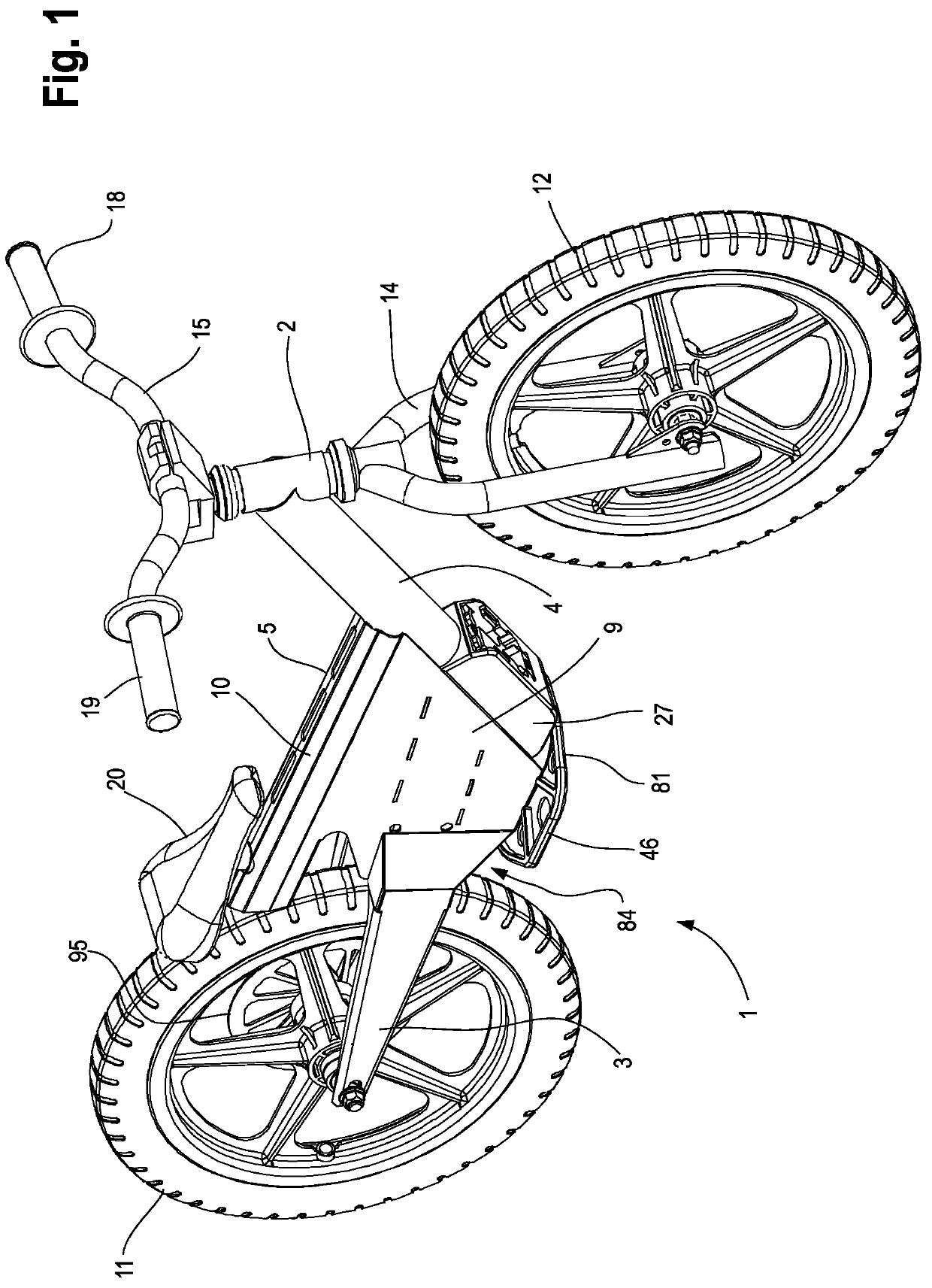 Convertible motorized running cycle